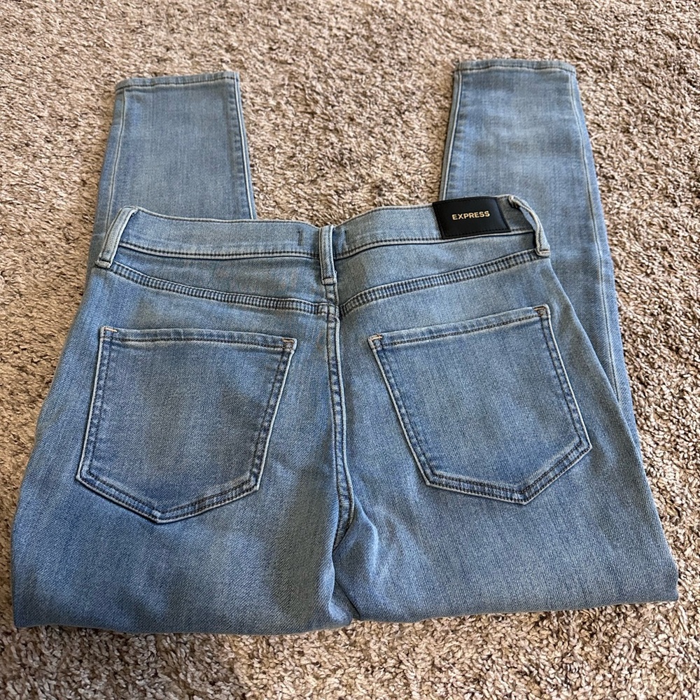Express Skinny Mid Rise Jeans